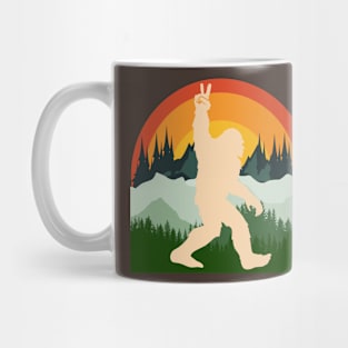 Bigfoot Peace Mug